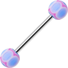 Load image into Gallery viewer, Blue Pink MARRACAS Barbell Tongue Ring