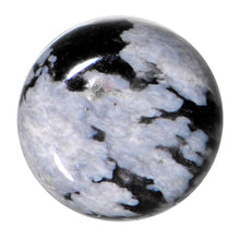 Load image into Gallery viewer, 8G Obsidian Snowflake Natural Stone Saddle Plug Set
