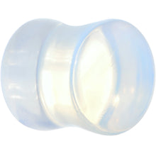 Load image into Gallery viewer, 1/2 Argenon Opalite Natural Stone Saddle Plug Set