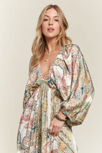 Load image into Gallery viewer, New Printed V-Neck Batwing Sleeve Dress For Summer – Stylish, Effortlessly Chic, Comfortable, Perfect for Casual and Semi-Formal Events