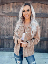 Load image into Gallery viewer, Women’s Collared Neck Button-Down Jacket For Casual and Everyday Use Elegant Simple Jacket