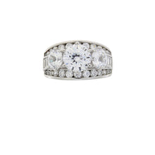 Load image into Gallery viewer, Cubic Zirconium CZ SS Bridal Sterling Silver
