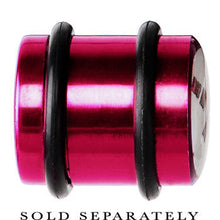 Load image into Gallery viewer, 14mm Hot Pink Anodized Titanium Blinking Plug