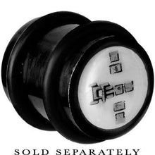 Load image into Gallery viewer, 14mm Black Anodized Titanium Blinking Plug