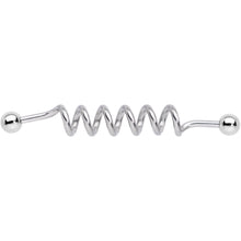 Load image into Gallery viewer, Spiral Surgical Steel Industrial Project Bar 47mm