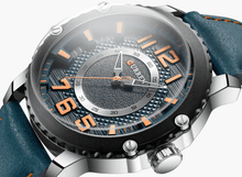 Load image into Gallery viewer, Men's Waterproof Sport Watch With Leather Belts And Large Numbers Details Unique Design Perfect Gift