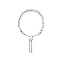 Load image into Gallery viewer, 14K White Gold 6.00 Cttw Diamond 4â€-10†Adjustable Bolo Tennis Bracelet (I-J Color, I1-I2 Clarity)