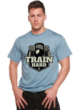 Load image into Gallery viewer, Train Hard Men's Bamboo Viscose/Organic Cotton Short Sleeve Graphic T-Shirt