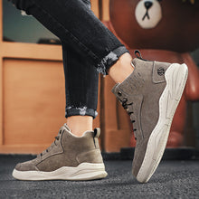 Load image into Gallery viewer, Business Men's High Quality Casual Shoes Fashion Trend Men's Sports Leather Shoes Comfortable Lace-Up Non-Slip Walking Shoes Leather Luxury Non-Slip Hiking Boots Outdoor Lightweight Shoes