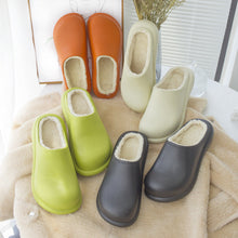 Load image into Gallery viewer, New Winter Women Slipper Soft Bottom Plush Home Shoes Slippers Indoor Waterproof Non-Slip Memory Foam Comfy Fluffy Fur Memory Foam Boots House Shoes Thick Sole 6cm