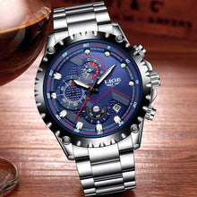 Load image into Gallery viewer, Business Elegant Men's Watch With Chronometers Day View Fluorescent Hands Excellent Look Unique Design Perfect Gift For Your Man