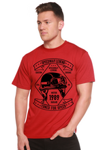 Load image into Gallery viewer, Speedway Legend Spun Bamboo® Men's Bamboo Viscose/Organic Cotton Short Sleeve Graphic T-Shirt