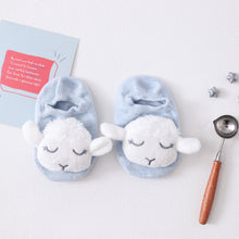 Load image into Gallery viewer, 1 Pair Cartoon Cotton Baby Rubber Sole Anti Slip Floor Socks For Newborn Girls And Boys Kids
