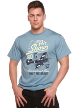 Load image into Gallery viewer, Air Show Men's Bamboo Viscose/Organic Cotton Short Sleeve Graphic T-Shirt