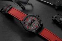 Load image into Gallery viewer, Retro Waterproof Watch With Chronometers Steel Case And Leather Belts Unique Design Excellent Look Perfect Gift For Your Man