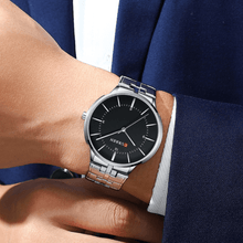 Load image into Gallery viewer, Men's Waterproof Watch With Shining Bracelet In Five Modern Designs Perfect Gift For Your Loved One