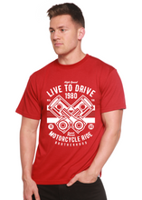 Load image into Gallery viewer, Live To Ride 1980 Men's Bamboo Viscose/Organic Cotton Short Sleeve Graphic T-Shirt
