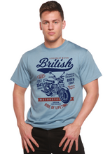 Load image into Gallery viewer, British Motorcycle Men's Bamboo Viscose/Organic Cotton Short Sleeve Graphic T-Shirt
