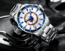 Load image into Gallery viewer, Men's Modern Sports Waterproof Watch Luxury Unique Design Fluorescent Hands Perfect Gift