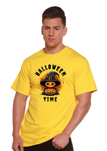 Load image into Gallery viewer, Halloween Time Unisex Bamboo Viscose/Organic Cotton Short Sleeve Graphic T-Shirt