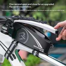 Load image into Gallery viewer, Rainproof Bike Bag For 4-6.5' Front Phone Bag Special PC Hard Shell With Free Rain Cover Motorcycle Bike Accessories Bike Phone Bag Bike Pouch Top Tube Bag Bicycle Front Frame Bag Waterproof Bike Accessories Bag Phone Holder Compatible With Smartphones