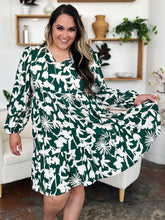 Load image into Gallery viewer, Double Take Full Size Printed Ruffle Hem Dress with Pocket Stylish & Functional Women Dress