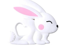 Load image into Gallery viewer, Baby Teether Silicone Rabbit Food Grade Bunny Teether Nursing Teething Accessories Silicone Animal Teether For Kids and Baby