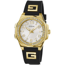 Load image into Gallery viewer, Guess Women's Black Gold Wristwatch