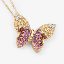 Load image into Gallery viewer, 1.62 Carat Genuine Multi Stones .925 Sterling Silver Pendant