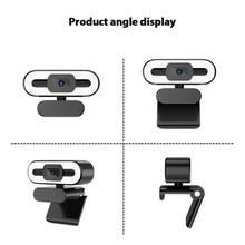 Load image into Gallery viewer, 2K Webcam Web Camera Study Chat Work PC Laptop Desktop USB With Microphone WebCamera Home Auto Light Correction for Desktop Laptop Streaming Computer USB Web Camera