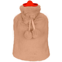 Load image into Gallery viewer, 2L Hot Water Bottle with Plush Cover