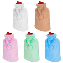Load image into Gallery viewer, 2L Hot Water Bottle with Plush Cover