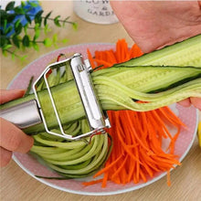 Load image into Gallery viewer, 2PCS Stainless Steel Multi-function Vegetable Peeler And Cutter Peeler Potato Carrot Kitchen Tool
