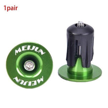 Load image into Gallery viewer, 2Pcs Bike Lightweight Bar End Plugs Aluminum Road Bicycle Grip Anti-Slip Handlebar Caps Bike Bar End Plugs Bike Handlebar Caps Handlebar End Plugs For Most Bicycles Road Bike Mountain Bike