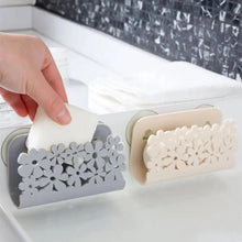 Load image into Gallery viewer, 2PCS Durable Kitchen Bathroom Drying Rack Toilet Sink Suction Sponges Holder Rack Suction Cup Dish Cloths Holder Scrubbers Soap Storage