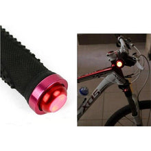 Load image into Gallery viewer, 2PCS Lightweight Bike Handlebar Light LED Bicycle Light Turn Signal Cycling Handle Bar End Plug Safty Warning Indicator Lamps Handlebar Grips Safety 2 Modes Handle Bar End Mini Plug LED Lamp