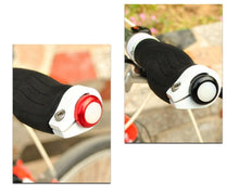 Load image into Gallery viewer, 2PCS Lightweight Bike Handlebar Light LED Bicycle Light Turn Signal Cycling Handle Bar End Plug Safty Warning Indicator Lamps Handlebar Grips Safety 2 Modes Handle Bar End Mini Plug LED Lamp