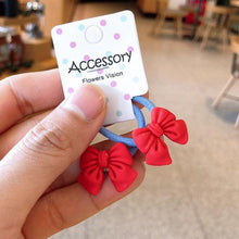 Load image into Gallery viewer, 2PCS New Cute Princess Bowknot Headwear Kids Elastic Hair Bands Children Ropes Girls Cartoon Accessories Baby Headdress Gorgeous Hair Accessories For Women