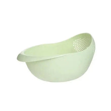 Load image into Gallery viewer, 2PCS Nordic Food Grade Plastic Rice Beans Peas Washing Filter Strainer Basket Sieve Drainer Cleaning Gadget Food Grade Plastic Rice Beans Peas Washing Filter Strainer Basket Sieve Drainer Cleaning Gadget Kitchen Accessories