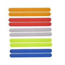 Load image into Gallery viewer, 2Pcs Reflectance Car Stickers Reflector Rearview Mirror Reflective Tape Car Accessories Exterior Reflex Tape Reflective Strip Reflective Car Stickers Set Rearview Mirror Reflective Warning Stickers Car Side Reflective Stickers