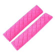 Load image into Gallery viewer, 2pcs Seat Belt Covers Fuzzy Seat Belt Pads for Shoulder Soft Comfy Soft Velvet Car Shoulder Pad For Adults Youth Kids Car Truck SUV Airplane Backpack Straps Car Seat Belt Pad Belt Strap Covers for Car