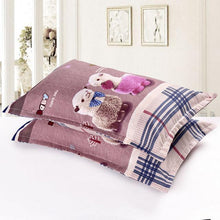 Load image into Gallery viewer, 2pcs Silk Pillowcase For Hair And Skin With Hidden Zipper Print Pillow Case Adult Thick Pillow Case For Home Decor King Size Pillow Case