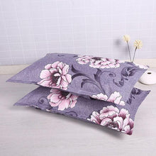 Load image into Gallery viewer, 2pcs Silk Pillowcase For Hair And Skin With Hidden Zipper Print Pillow Case Adult Thick Pillow Case For Home Decor King Size Pillow Case
