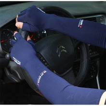 Load image into Gallery viewer, 2pcs Sport 5-finger Arm Sleeves One Size Compression Long Arm Cover Cycling Running Fishing Climbing Arm Cover Outdoor Sport Sun UV Protection Ice Cool Sleeves Comfortable Men Long Arm Covers