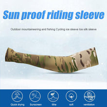 Load image into Gallery viewer, 2PCS Tactical Camouflage Sports Arm Sleeve Basketball Cycling Arm Warmer Summer Running Fishing UV Sun Protection Soft Cover For Arm Tattoo Cover Up Cooling Sports Sleeve For Basketball Golf Football