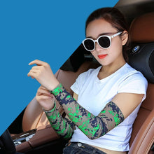 Load image into Gallery viewer, 2Pcs Unisex Cooling Arm Sleeves UV Protection Arm Sleeves Compression Cooling Men And Women Summer Cycling Driving Golf Running Cover Sports Running UV Sun Protection Outdoor Men Fishing Cycling Sleeves Hide Tattoos Arm Cover