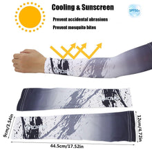 Load image into Gallery viewer, 2Pcs Unisex Cooling Arm Sleeves UV Protection Arm Sleeves Compression Cooling Men And Women Summer Cycling Driving Golf Running Cover Sports Running UV Sun Protection Outdoor Men Fishing Cycling Sleeves Hide Tattoos Arm Cover