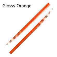 Load image into Gallery viewer, 2PCS Universal Car Side Skirt Decal Stickers Body Side Sports Racing Stripe Car Side Stripes Universal Racing Sticker Decals Side Stripe Skirts Stickers Body Side Graphics Vinyl Sticker Decals Racing Sport Automobiles Body Wrap Car Accessories