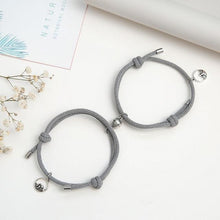 Load image into Gallery viewer, 2PCS/Set Alloy Couple Magnetic Attraction Ball Creative Bracelet Stainless Steel Friendship Rope Mutual Attraction Bracelets Vows Of Eternal Love Jewelry Gifts For Boyfriend Girlfriend Best Friend