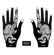 Load image into Gallery viewer, 2Pcs/Set Temporary Womens Tattoo 25 Luxury Designs Body Art Waterproof Tattoo For Hands Wedding Party